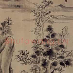 明代 董其昌《山水册》国画山水写意作品图片鉴赏
