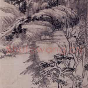 明代 董其昌《山水册》国画山水写意作品图片鉴赏