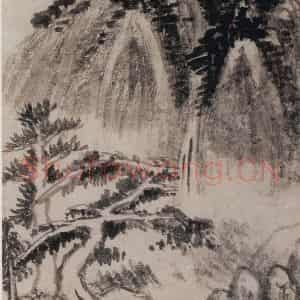明代 董其昌《山水册》国画山水写意作品图片鉴赏