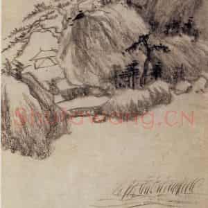 明代 董其昌《山水册》国画山水写意作品图片鉴赏