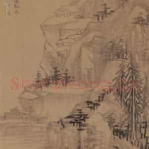明代 董其昌《山水册》国画山水写意作品图片鉴赏