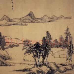 1611年 董其昌《山水册》国画山水写意作品图片鉴赏