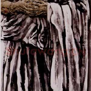 2001年 冯远《苍生.藏人组画系列》国画人物作品图片鉴赏