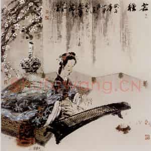 2003年 冯远《芒种.古人词意》国画人物作品图片鉴赏