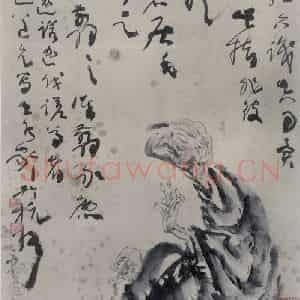 1986年 冯远《罗汉系列》国画人物作品图片鉴赏