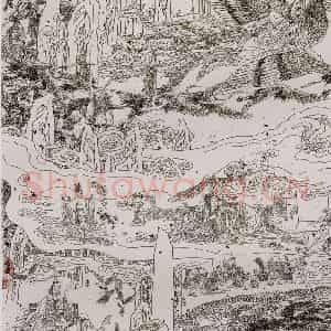 1993年 冯远《屈赋辞意》国画综合作品图片鉴赏