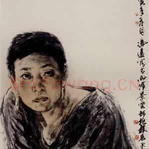 1998年 冯远《都市百态系列》国画人物作品图片鉴赏