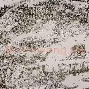 1993年 冯远《屈赋辞意》国画综合作品图片鉴赏