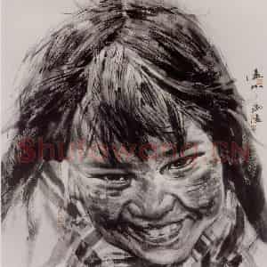 2006年 冯远《远山.拉哈屯的父老乡亲》国画人物作品图片鉴赏