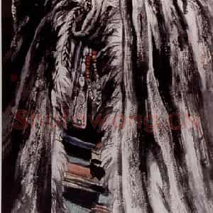 2001年 冯远《苍生.藏人组画系列》国画人物作品图片鉴赏