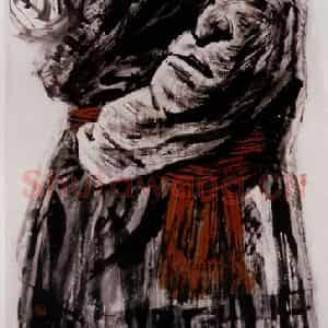 2001年 冯远《苍生.藏人组画系列》国画人物作品图片鉴赏