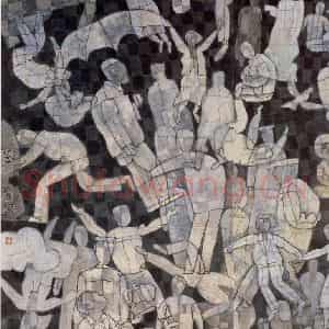 1998年 卢沉《苍穹》国画人物作品图片鉴赏
