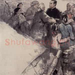 1979年 周思聪《人民和总理》国画人物作品图片鉴赏