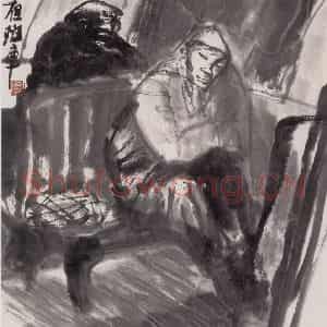 1980年 周思聪《夜班车》国画人物作品图片鉴赏
