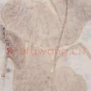 1992年 周思聪《处暑》国画花鸟作品图片鉴赏