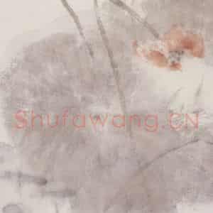 1992年 周思聪《疏影横斜水清浅》国画花鸟作品图片鉴赏