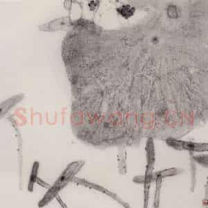 1992年 周思聪《夏日小诗》国画花鸟作品图片鉴赏