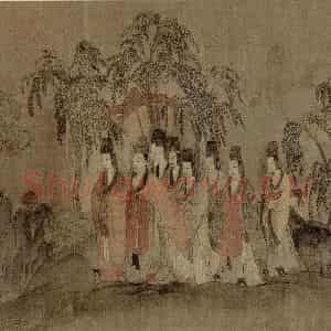 东晋 顾恺之《洛神赋图卷》国画综合作品图片鉴赏