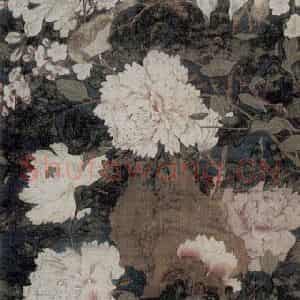 五代南唐 徐熙《玉堂富贵图轴》国画花鸟作品图片鉴赏