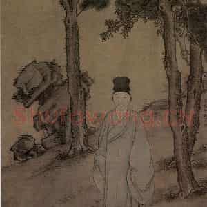 明代 曾鲸《王时敏像轴》国画人物作品图片鉴赏
