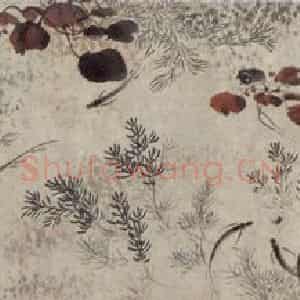 明代 王翘《鱼藻图卷》国画花鸟作品图片鉴赏