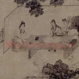 明代 尤求《汉宫春晓图卷》国画综合作品图片鉴赏
