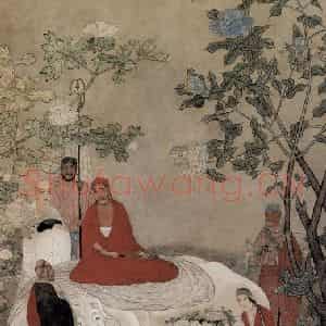 明代 吴彬《普贤像轴》国画综合作品图片鉴赏