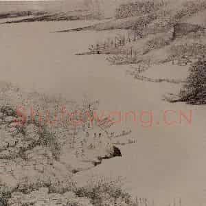 清代 文点《荆楚诗意图页》国画山水作品图片鉴赏