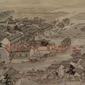 清代 徐扬《姑苏繁华图卷》国画综合作品图片鉴赏