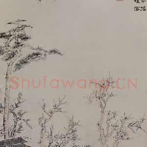 清代 高翔《僧房扫叶图轴》国画综合作品图片鉴赏