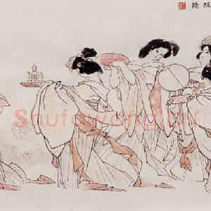 2004年 王绪阳《盛世风韵》国画人物作品图片鉴赏