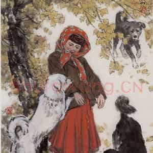 张广《欢乐金秋》国画综合作品图片鉴赏