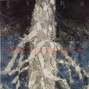 2005年 赵梅生《迷彩天姿》国画花鸟写意作品图片鉴赏