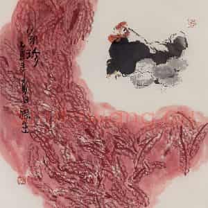 2005年 赵梅生《家珍》国画花鸟写意作品图片鉴赏