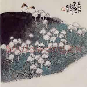 2005年 赵梅生《大地的乳头》国画花鸟写意作品图片鉴赏