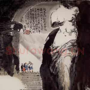 2001年 赵梅生《米罗的维纳斯》国画花鸟写意作品图片鉴赏