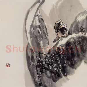 2000年 赵梅生《千禧之羽》国画花鸟写意作品图片鉴赏