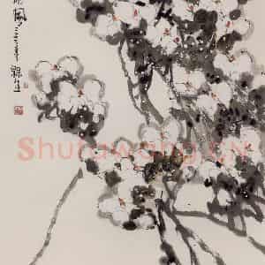 2003年 赵梅生《玉树临风》国画花鸟写意作品图片鉴赏