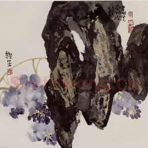 2003年 赵梅生《画说寿山》国画花鸟写意作品图片鉴赏