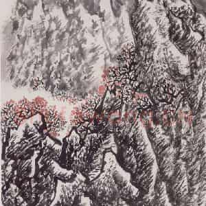 1973年 赵望云《祁连晚秋》国画山水作品图片鉴赏