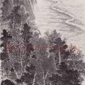 1959年 赵望云《山水》国画山水作品图片鉴赏