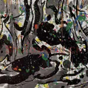 1995年 吴冠中《小鸟天堂》国画花鸟写意作品图片鉴赏