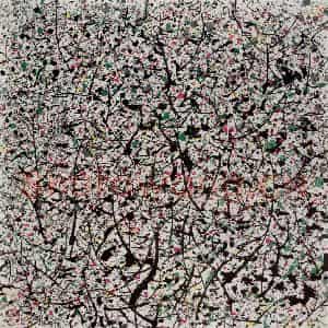 1995年 吴冠中《混沌里放出光明》国画综合写意作品图片鉴赏