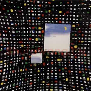 1999年 吴冠中《窗之眼》国画综合写意作品图片鉴赏