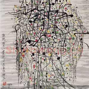 2005年 吴冠中《琵琶行》国画综合写意作品图片鉴赏