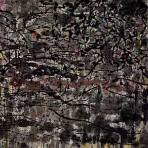 2006年 吴冠中《驰骋》国画综合写意作品图片鉴赏