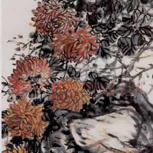 1964年 吴茀之《胜似春光》国画花鸟作品图片鉴赏