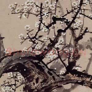 1979年 宗其香《平生为梅到断肠》国画花鸟作品图片鉴赏
