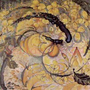 1984年 宗其香《南国秋香》国画花鸟作品图片鉴赏