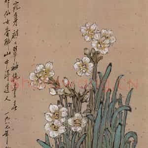 1987年 宗其香《玉润金寒窈窕身》国画花鸟作品图片鉴赏
